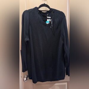 Lety & Me Josey Elbow Patch Sweater 3X NWT